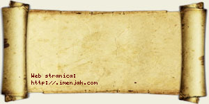 Jasmina Vejnović vizit kartica