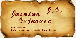 Jasmina Vejnović vizit kartica